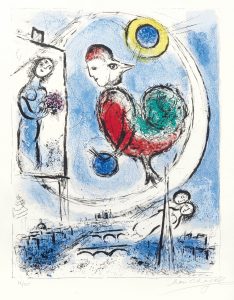 Marc-Chagall-Le-coq-sur-Paris-findlay-galleries