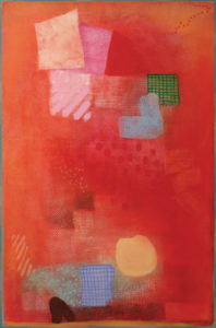 Robert Natkin Red Abstract Painting