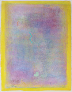 Robert Natkin Purple Yellow Abstract Painting