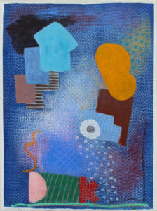 Robert Natkin Blue Abstract Painting
